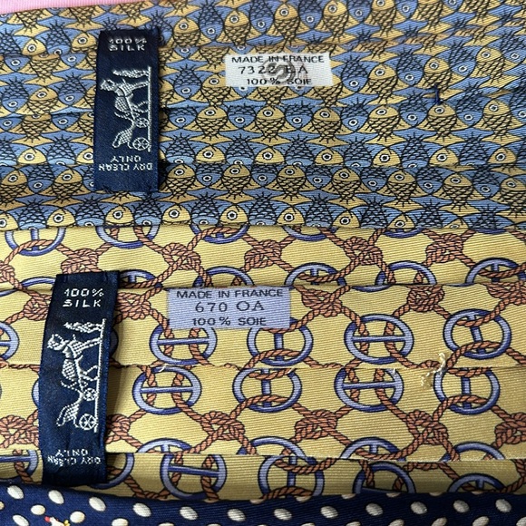 Authentic Hermes 👔4 Piece Tie Bundle 👔 - Picture 7 of 9